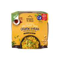 Passage to India Cashew Korma 90 Second Veg Curry Bowl