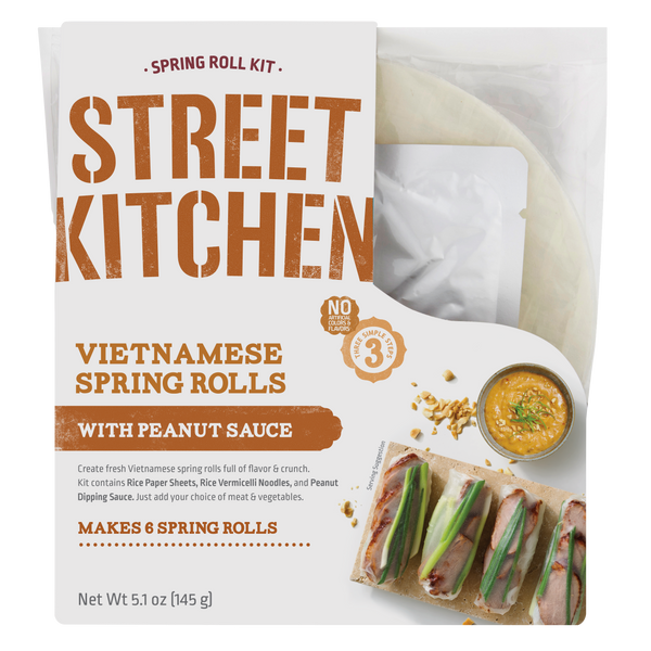 Street Kitchen Spring Roll Kit with Peanut Sauce 5.1 oz